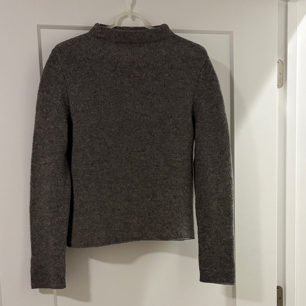 The Limited Charcoal Turtleneck Sweater